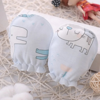 Newborn Baby Mittens Cotton