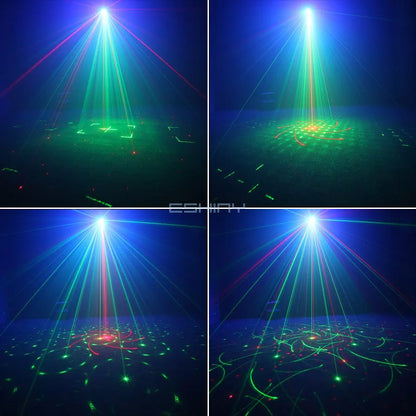 UV LED Stage Disco Light R&G Laser