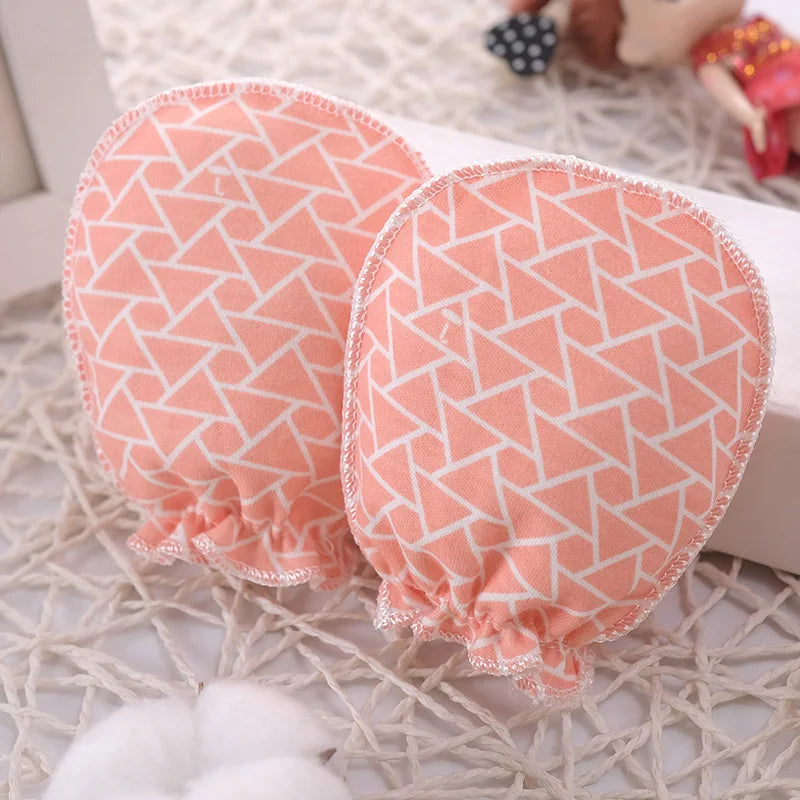 Newborn Baby Mittens Cotton