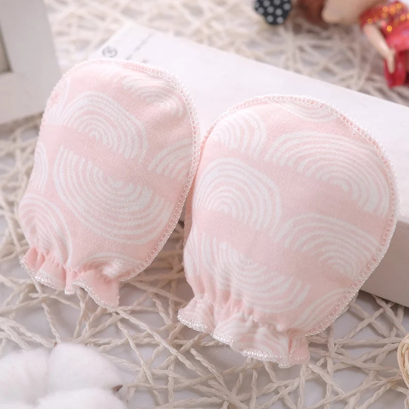 Newborn Baby Mittens Cotton