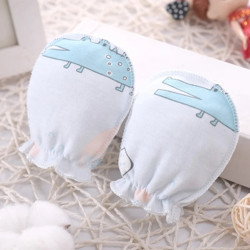 Newborn Baby Mittens Cotton