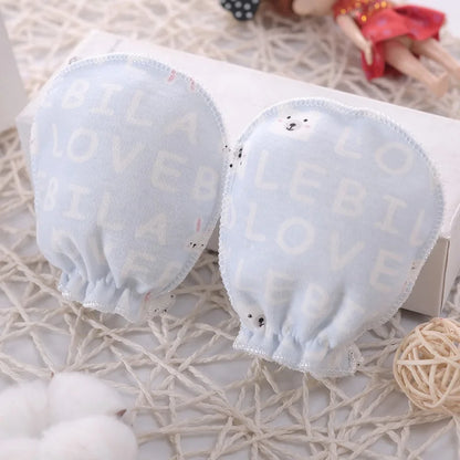 Newborn Baby Mittens Cotton