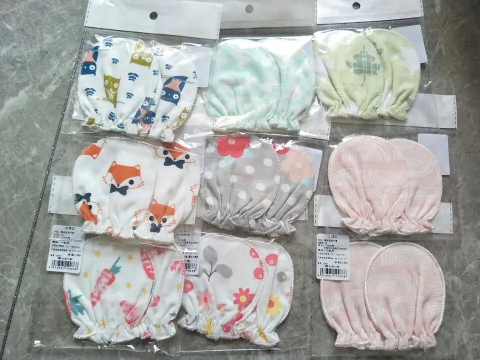 Newborn Baby Mittens Cotton