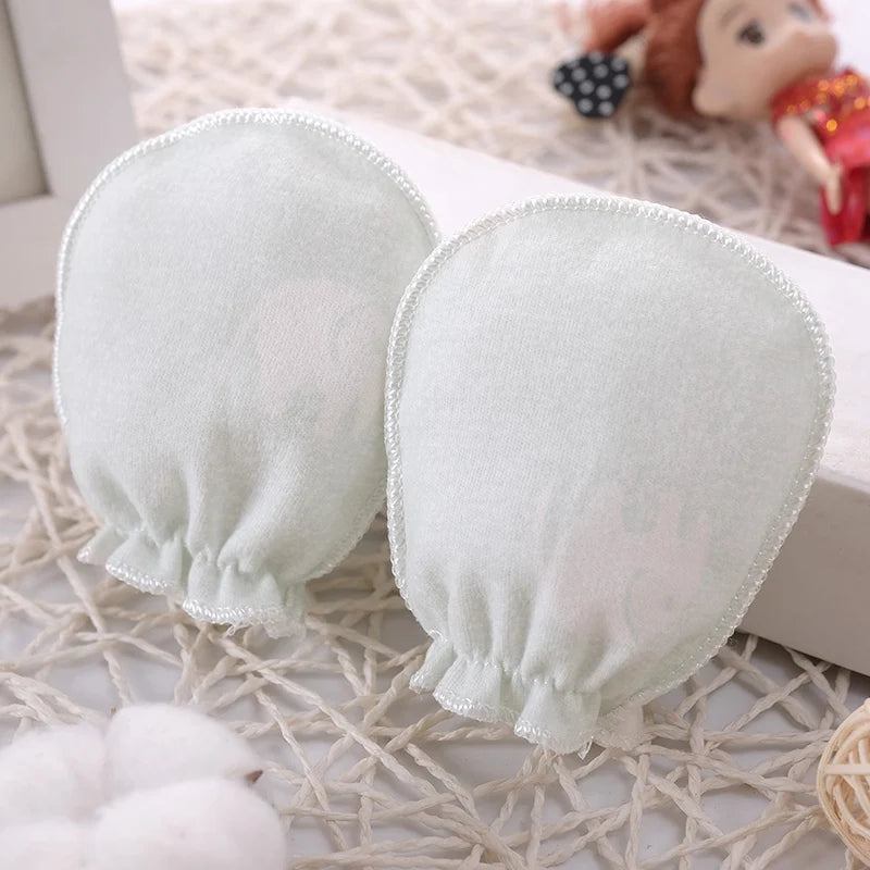 Newborn Baby Mittens Cotton