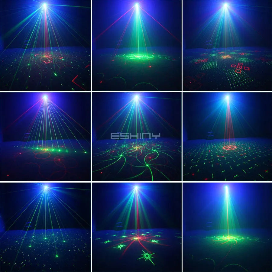 UV LED Stage Disco Light R&G Laser