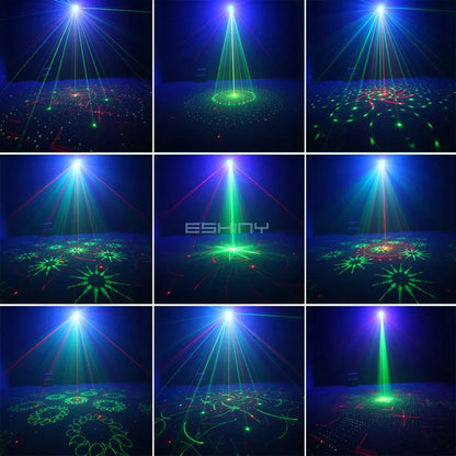 UV LED Stage Disco Light R&G Laser