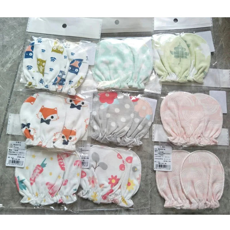 Newborn Baby Mittens Cotton