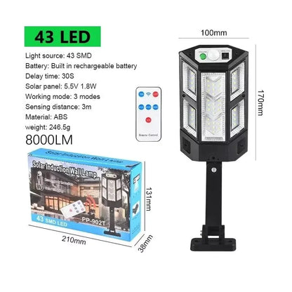 Outdoor Solar Light Motion Sensor 4 Mode