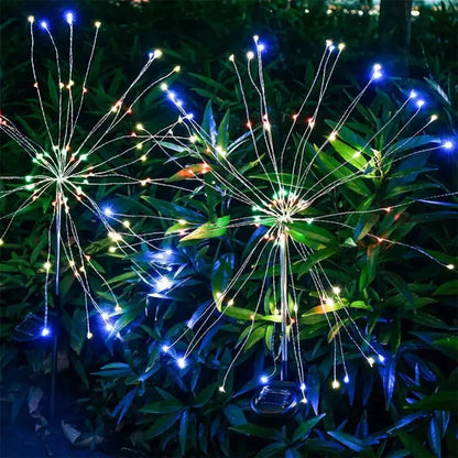 Solar LED Fireworks Lights