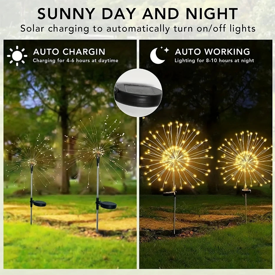 Outdoor Fireworks Lamp