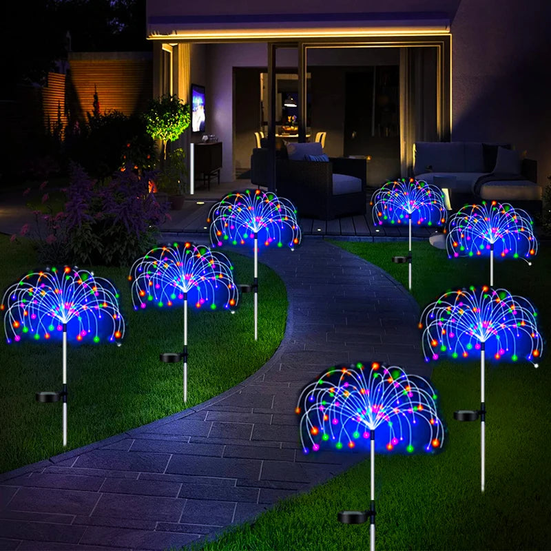 Solar LED Pathway Lights Outdoor Waterproof Garden