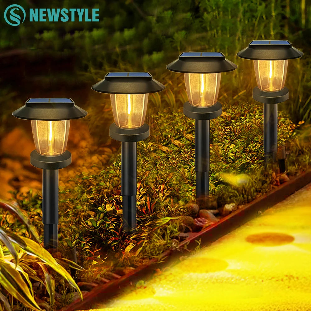 Solar Pathway Lights LED Outdoor