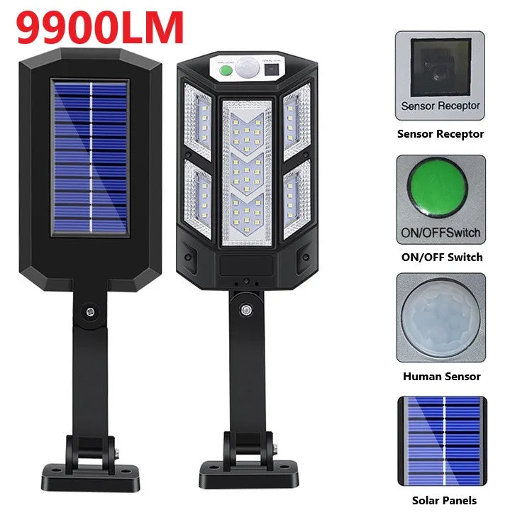 Outdoor Solar Light Motion Sensor 4 Mode