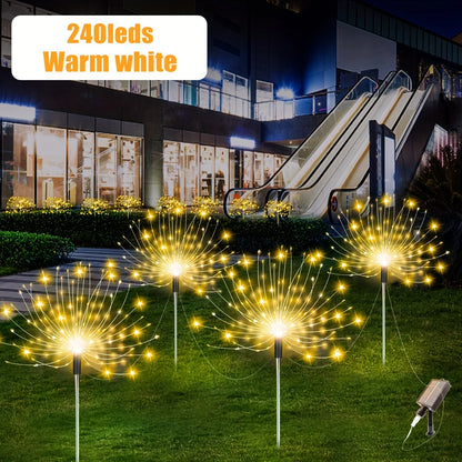 Outdoor Solar Firework Lights