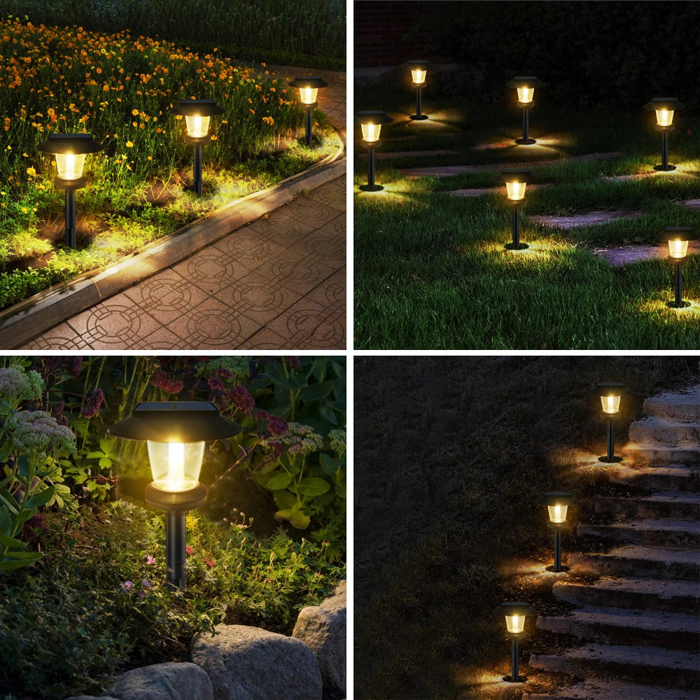 Solar Pathway Lights LED Outdoor