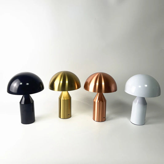 Portable table lamp mushroom lamp rechargeable