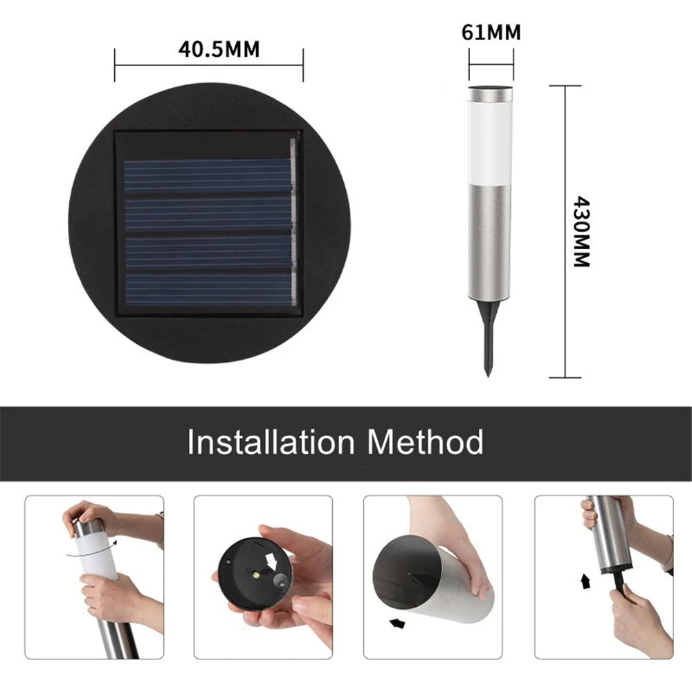 Solar Garden Pathway Lights Outdoor LED