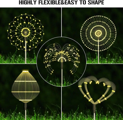 Solar Fireworks Light Outdoor