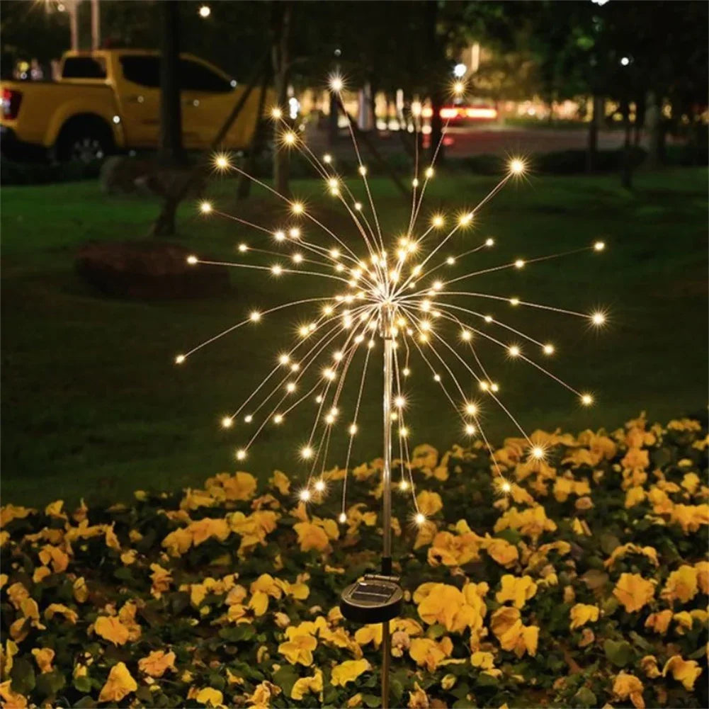 Solar LED Fireworks Lights