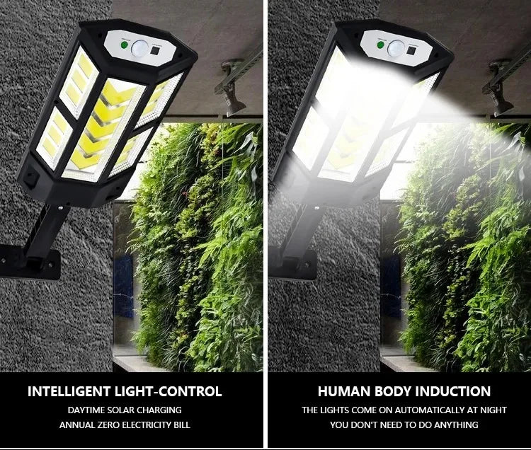 Outdoor Solar Light Motion Sensor 4 Mode