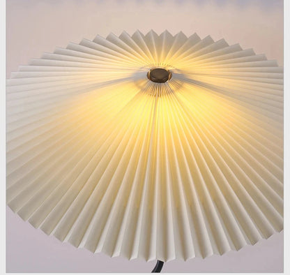 Nordic Minimalist Pleated Fabric Led Floor Lamp