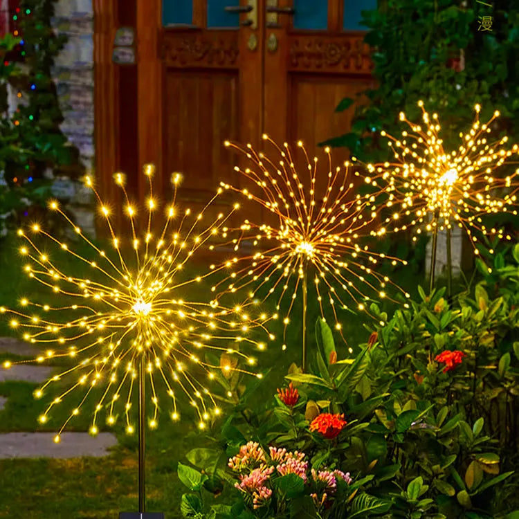 Solar Fireworks Light Outdoor