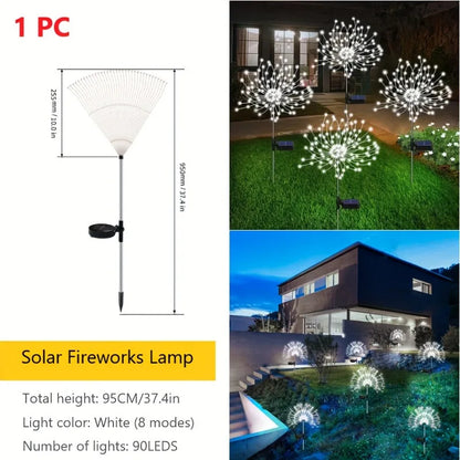 Solar LED Fireworks Fairy Lights