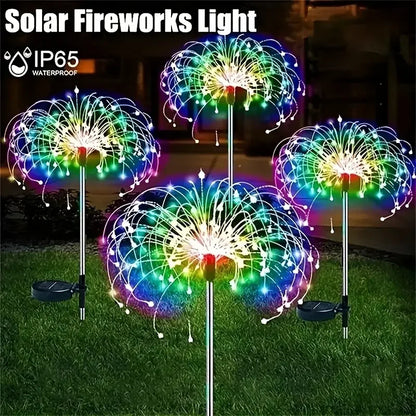 Solar Fireworks Lights