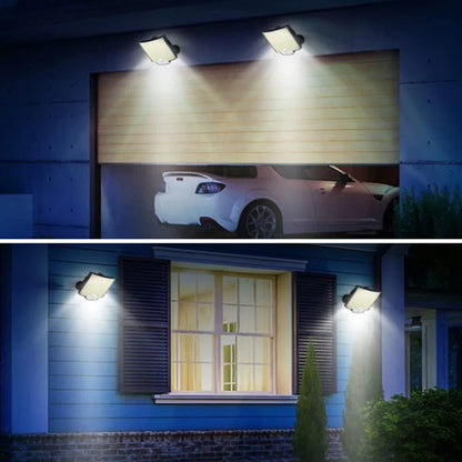 LED Split Solar Human Body Sensor Light High Capacity Battery Wall Decorative Lamp Security Motion Outdoor Lamp for Patio Garden