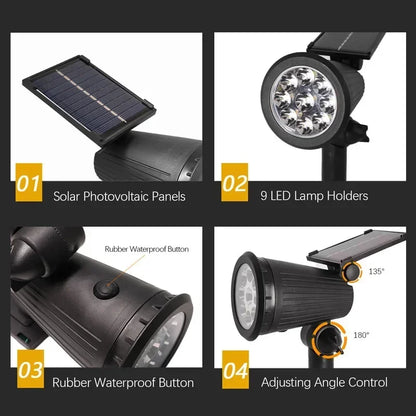 Solar Spot Lights Outdoor