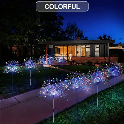 Outdoor Fireworks Lamp