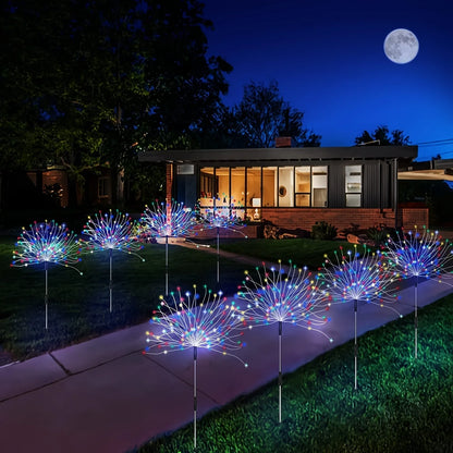 Solar LED Fireworks Fairy Lights