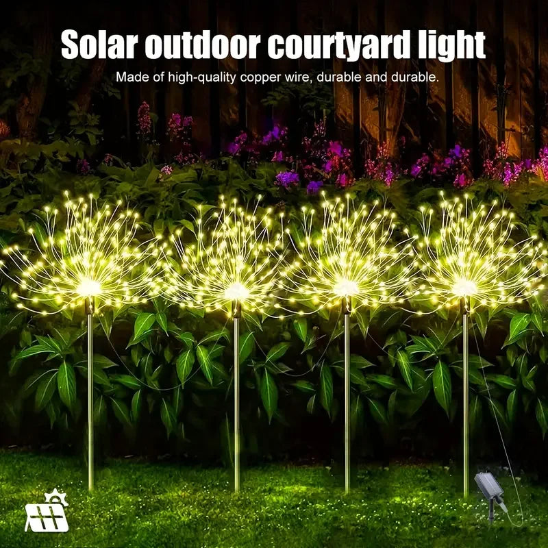 Outdoor Solar Firework Lights