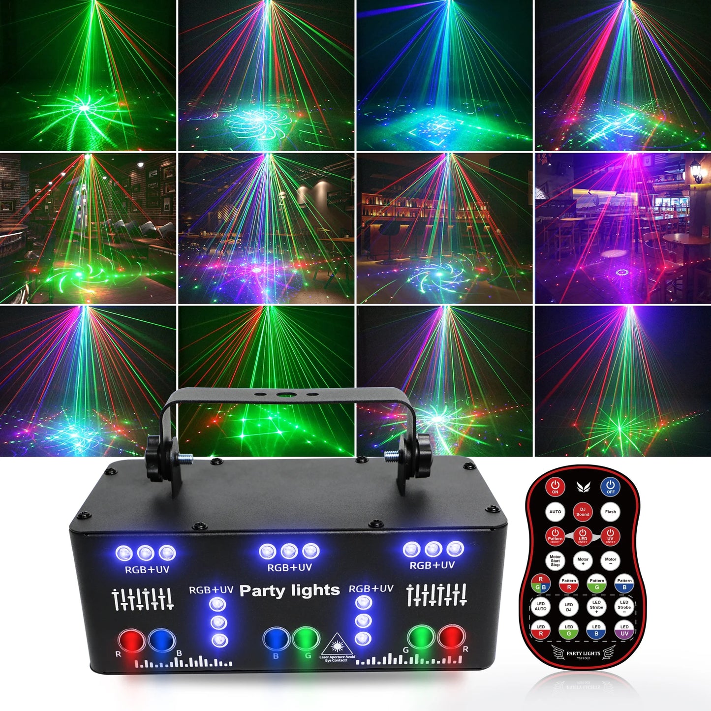 Laser Projectors RGB Christmas Party Lights