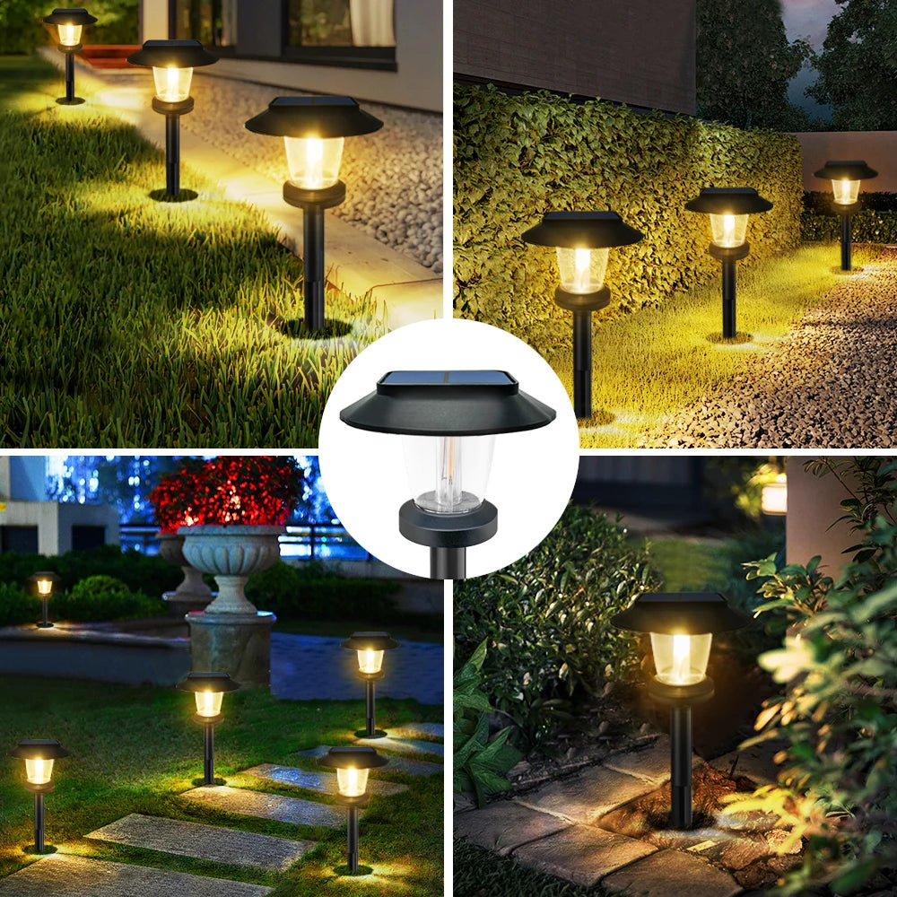 Solar Pathway Lights LED Outdoor