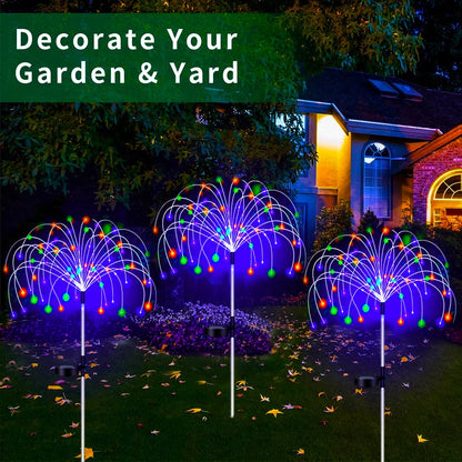 LED Solar Firework Lamp