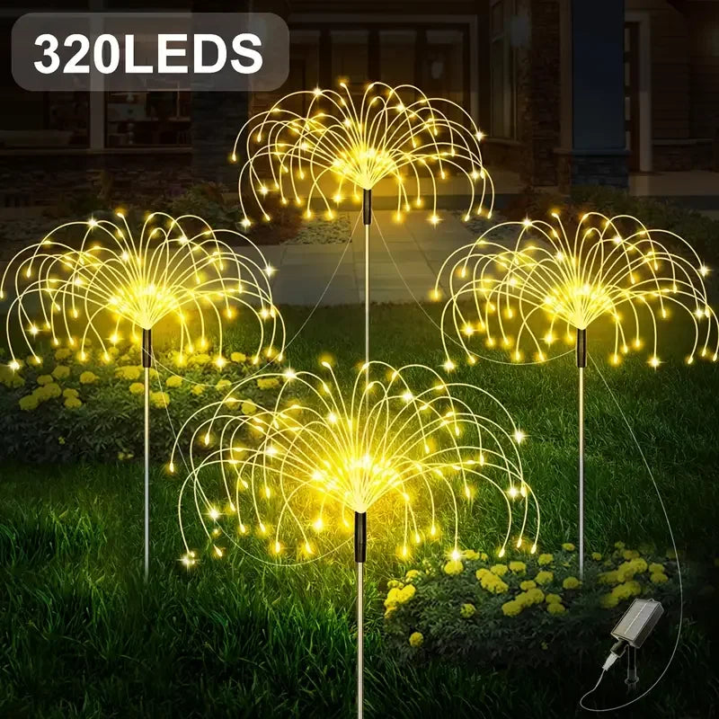 Outdoor Solar Firework Lights