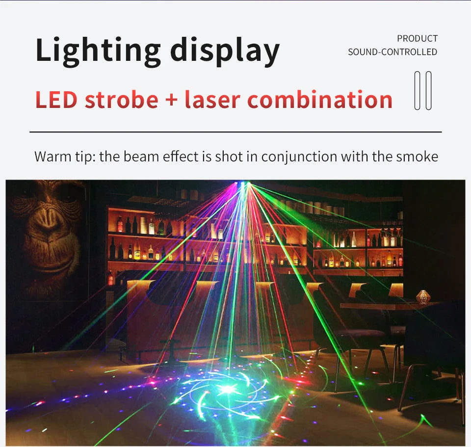 Laser Projectors RGB Christmas Party Lights