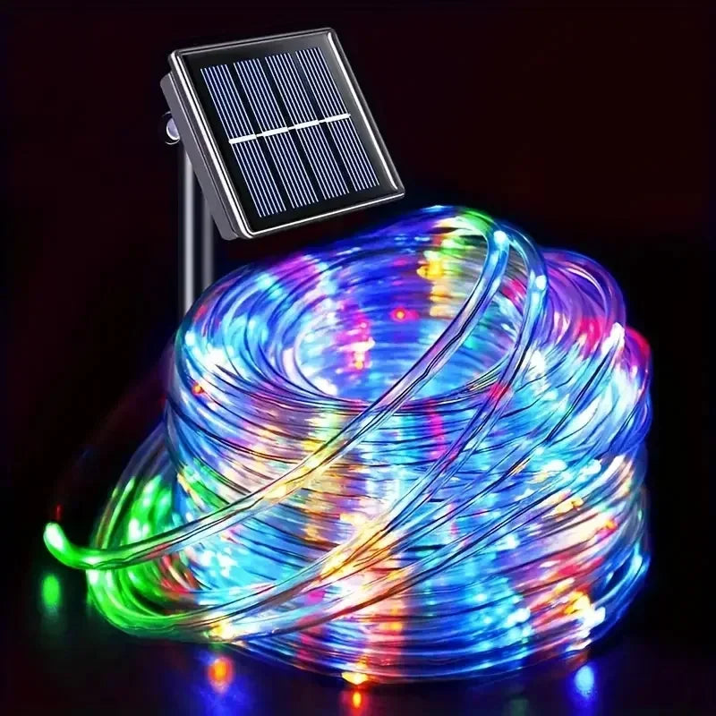 Solar LED Rope Lights Fairy Tube Light