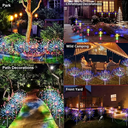 Outdoor Solar Firework Lights