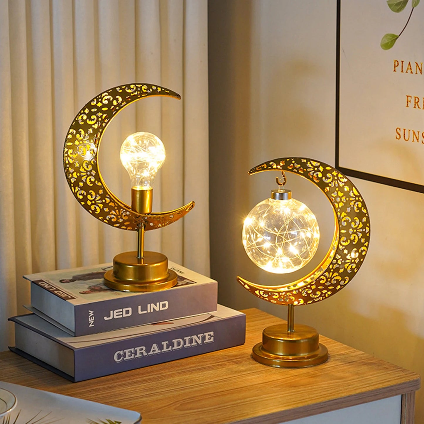 Ramadan Desk Lamp Led Moon