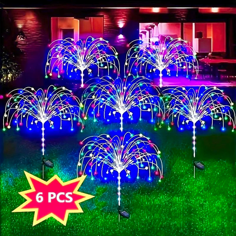 Solar LED Fireworks Fairy Lights