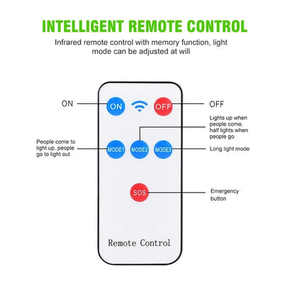 Outdoor Solar Light Motion Sensor 4 Mode