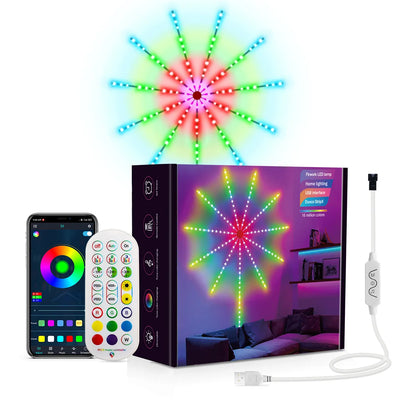 Rgbic Firework Led Strip Light Bluetooth