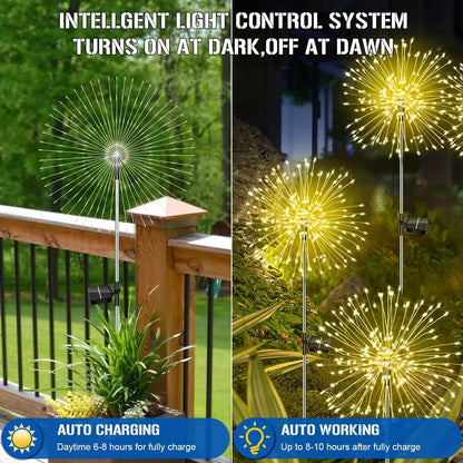 Solar Fireworks Light Outdoor