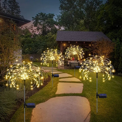 Solar LED Fireworks Fairy Lights