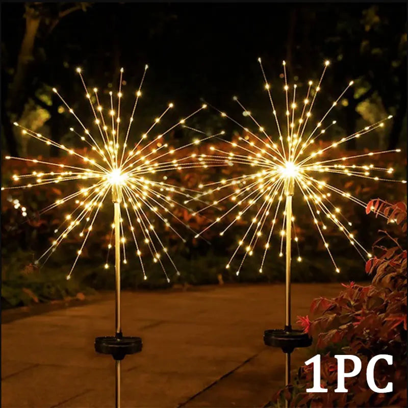 Outdoor Solar Firework Lights