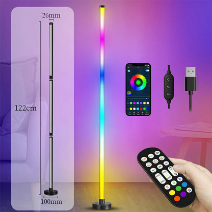 RGB LED Floor Lamp Remote APP Control