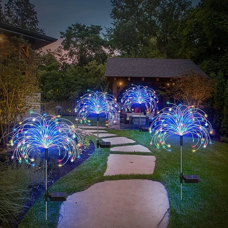 Solar LED Fireworks Fairy Lights