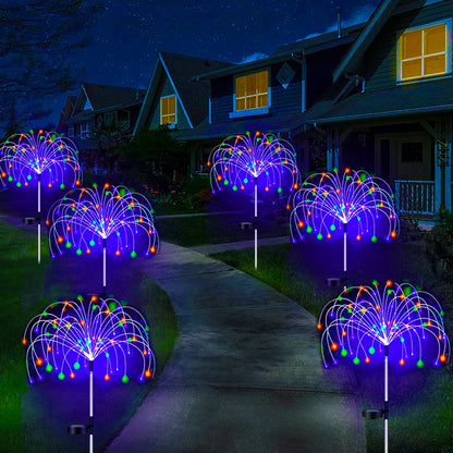 LED Solar Firework Lamp